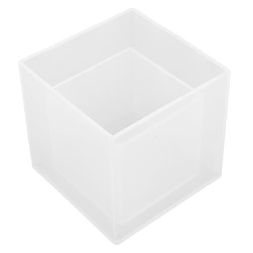 NUOBESTY 2 Stück Teiliges Transparentes Silikonwürfel Gießform Klare Quadratische Epoxidharzform für Diy Kunst Kerzen und Seifenherstellung mit Verschiedenen von NUOBESTY