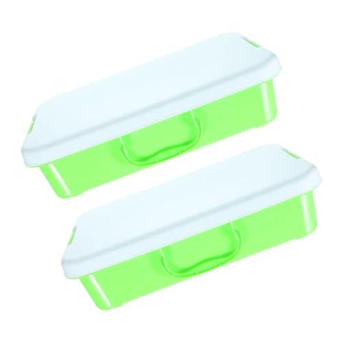 NUOBESTY 2 Stück Tragbare Sandkiste Tablett Tragbarer Sandkasten Für Abdeckung Sandkasten Mit Deckel Kleinkinder Drinnen Sandspiel Tasche Bausatz Sand-kit Abs Green NUOBESTY 2 Stück Tragbare Sandkiste Tablett Tragbarer Sandkasten Für Abdeckung Sandkasten Mit Deckel Kleinkinder Drinnen Sandspiel Tasche Bausatz Sand-kit Abs Green von NUOBESTY