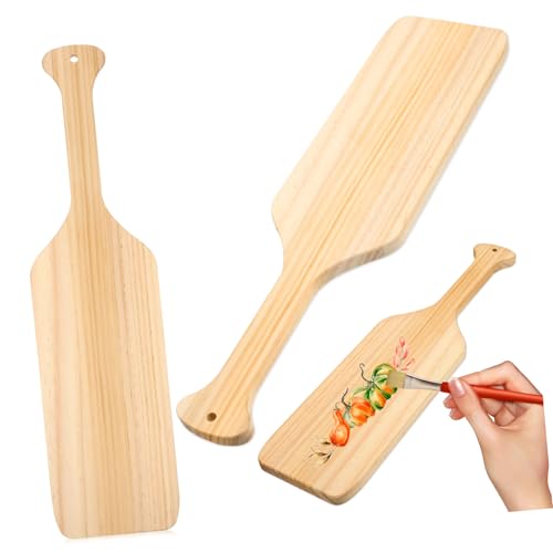 NUOBESTY 2 Stück Unbehandelte Kiefernholz Paddel zum Bemalen DIY Holzhandwerk Dekoration Wandkunst Rustikale Holzpaddel für Kreative Bastelprojekte und Wohnraumgestaltung NUOBESTY 2 Stück Unbehandelte Kiefernholz Paddel zum Bemalen DIY Holzhandwerk Dekoration Wandkunst Rustikale Holzpaddel für Kreative Bastelprojekte und Wohnraumgestaltung von NUOBESTY