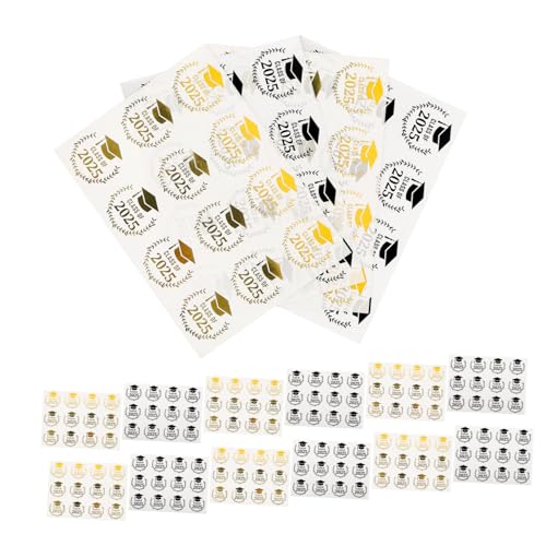 NUOBESTY 20 Blatt 2025 Graduation Cap Aufkleber Graduation Seal Aufkleber Graduation Label Aufkleber Graduation Etiketten Ecorations Graduation Danke Aufkleber Haustier Selbstklebendes NUOBESTY 20 Blatt 2025 Graduation Cap Aufkleber Graduation Seal Aufkleber Graduation Label Aufkleber Graduation Etiketten Ecorations Graduation Danke Aufkleber Haustier Selbstklebendes von NUOBESTY