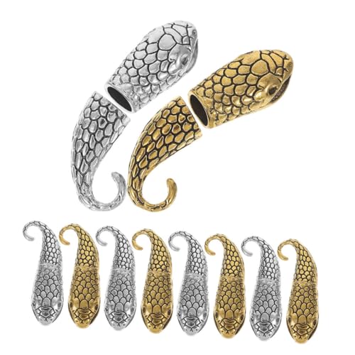 NUOBESTY 20 Paare Snake Head Toggle Verschlüsse Langlebige Schmuckverbinder für DIY Armband Halskettenherstellung Sicherer Halt Einfache Anwendung für Armbänder und Schmuckzubehör NUOBESTY 20 Paare Snake Head Toggle Verschlüsse Langlebige Schmuckverbinder für DIY Armband Halskettenherstellung Sicherer Halt Einfache Anwendung für Armbänder und Schmuckzubehör von NUOBESTY