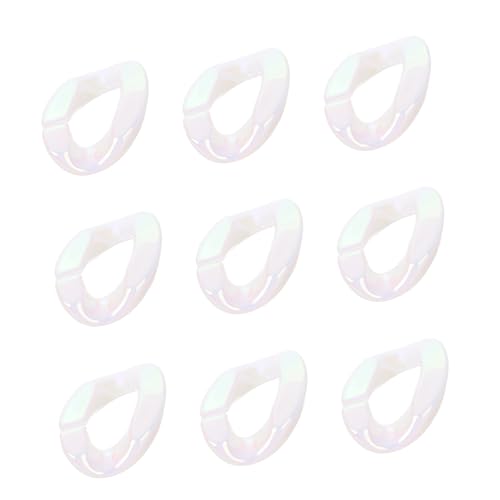 NUOBESTY 20 Stück Acryl Quick Link Ringe für Schmuck Diy Robuste Verbindungselemente für Ohrringe und Kreative Projekte Minimalistisches Design Verschiedenen Farben von NUOBESTY