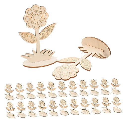 NUOBESTY Holzblumenscheiben 20 Stück Scheiben Ornament Bastelprojekt Für Zuhause NUOBESTY Holzblumenscheiben 20 Stück Scheiben Ornament Bastelprojekt Für Zuhause von NUOBESTY