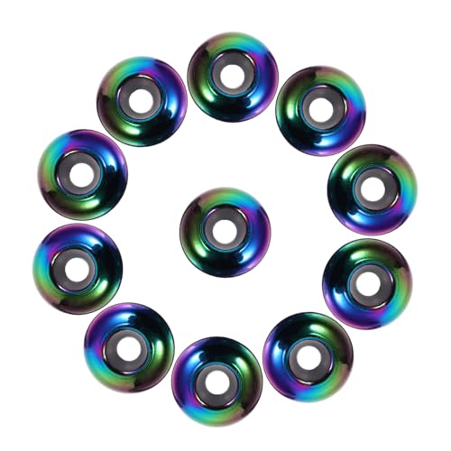NUOBESTY 20 Stück Bunte Rutschfeste Metallperlen für Diy Armbänder und für Schmuckherstellung und Bastelprojekte NUOBESTY 20 Stück Bunte Rutschfeste Metallperlen für Diy Armbänder und für Schmuckherstellung und Bastelprojekte von NUOBESTY