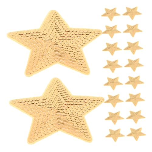 NUOBESTY 20 Stück Dauerhafte Pailletten Applikationen für Kleidung Taschen und Hüte Einfache Diy Zubehör für Kreativen Stil und Reparatur von NUOBESTY