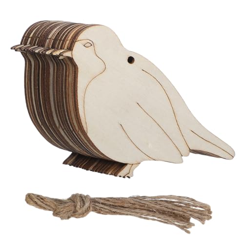 NUOBESTY 20 Stück Diy Holz Vogel Anhänger Unlackierte Ausschnitte Für Hochzeits Geburtstagsdekorationen Vielseitige Holztags Für Diy Projekte NUOBESTY 20 Stück Diy Holz Vogel Anhänger Unlackierte Ausschnitte Für Hochzeits Geburtstagsdekorationen Vielseitige Holztags Für Diy Projekte von NUOBESTY