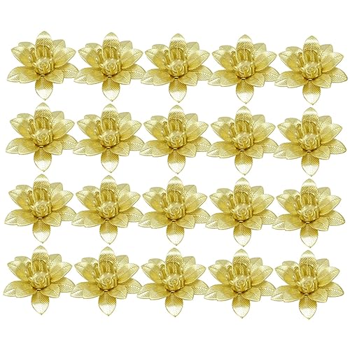 NUOBESTY 20 Stück Diy Spacer Perlen für Haarschmuck Blütenform Kupfer Langlebig und Sicher für Armband und Haarnadeln Kreative Bastelideen NUOBESTY 20 Stück Diy Spacer Perlen für Haarschmuck Blütenform Kupfer Langlebig und Sicher für Armband und Haarnadeln Kreative Bastelideen von NUOBESTY
