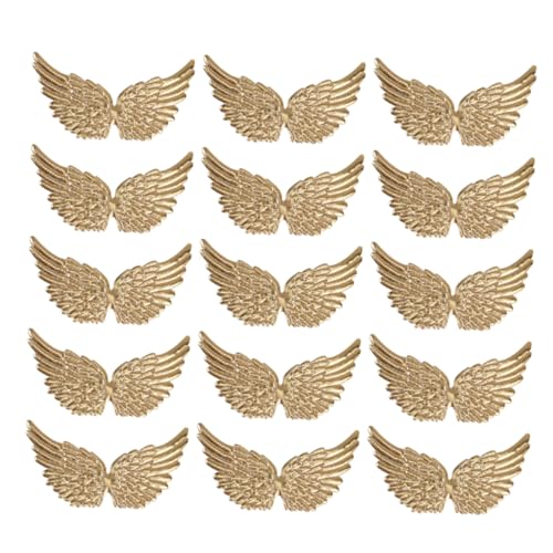 NUOBESTY 20 Stück Engels flügel Stoff aufkleber DIY-Kleidungsdekor Flügel-Design-Kleidungsapplikation appliziertes DIY kleidung zubehör Stoffapplikationen basteln Flecken Golden NUOBESTY 20 Stück Engels flügel Stoff aufkleber DIY-Kleidungsdekor Flügel-Design-Kleidungsapplikation appliziertes DIY kleidung zubehör Stoffapplikationen basteln Flecken Golden von NUOBESTY