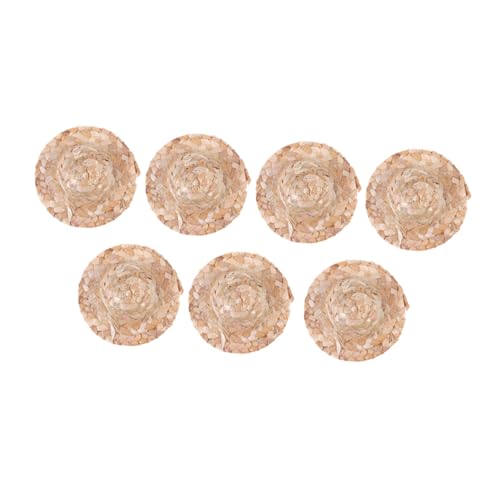 NUOBESTY 20 Stück Handgewebte Mini Strohhüte Teiliges Kleine Dekorative Puppenhüte aus Langlebigem Material für DIY Bastelprojekte Puppen und Heimdekoration NUOBESTY 20 Stück Handgewebte Mini Strohhüte Teiliges Kleine Dekorative Puppenhüte aus Langlebigem Material für DIY Bastelprojekte Puppen und Heimdekoration von NUOBESTY
