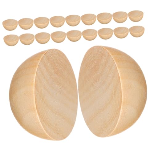 NUOBESTY 20 Stück Holzkugeldekoration halbe Holzkugeln zum Basteln Halbkugeln aus Holz Mini-Holzkugel Party basteln Holzperlen unvollendete Holzkugel kleine Holzkugeln Lotusbaum Beige NUOBESTY 20 Stück Holzkugeldekoration halbe Holzkugeln zum Basteln Halbkugeln aus Holz Mini-Holzkugel Party basteln Holzperlen unvollendete Holzkugel kleine Holzkugeln Lotusbaum Beige von NUOBESTY