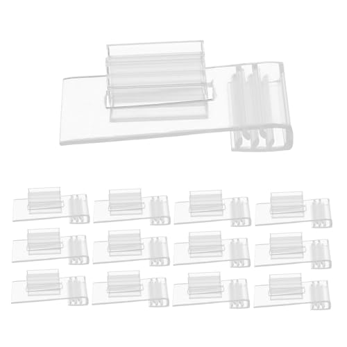 NUOBESTY 20 Stück Klare Kunststoff Clips für Etiketten Transparente Preisschild Displays für Einzelhandelsgeschäfte Supermärkte und Einkaufszentren NUOBESTY 20 Stück Klare Kunststoff Clips für Etiketten Transparente Preisschild Displays für Einzelhandelsgeschäfte Supermärkte und Einkaufszentren von NUOBESTY