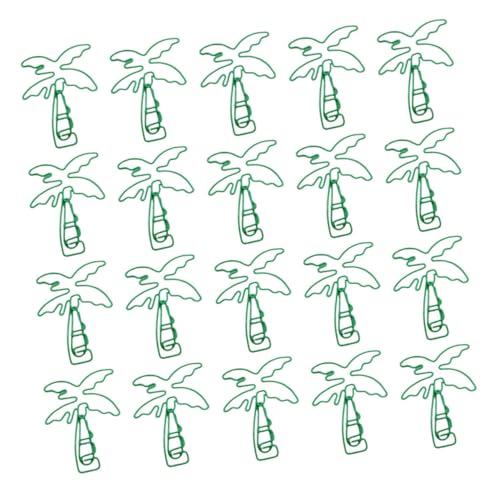 NUOBESTY 20 Stück Kokosnusspapierclip Schreibwarenclips süße Büroklammer Rechnungsorganisationsclip Baumformpapier Clips für Hochzeitsdekoration Büroklammern Papierstifte Metall Green NUOBESTY 20 Stück Kokosnusspapierclip Schreibwarenclips süße Büroklammer Rechnungsorganisationsclip Baumformpapier Clips für Hochzeitsdekoration Büroklammern Papierstifte Metall Green von NUOBESTY