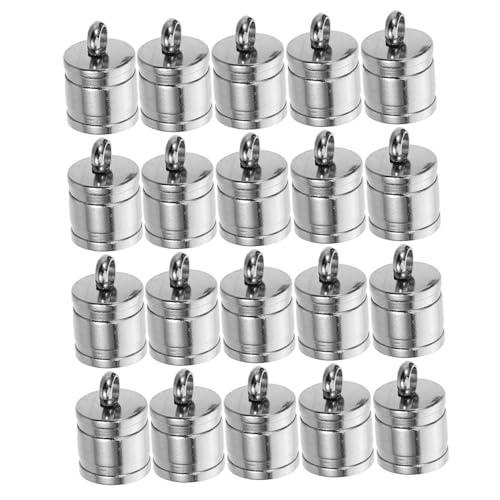 NUOBESTY 20 Stück Kordelenden für Schmuck Bastelarbeiten Robuste Endkappen für Leder und Schnurverschlüsse für Herstellung von und Armbändern Hautfreundlich und Langlebig NUOBESTY 20 Stück Kordelenden für Schmuck Bastelarbeiten Robuste Endkappen für Leder und Schnurverschlüsse für Herstellung von und Armbändern Hautfreundlich und Langlebig von NUOBESTY