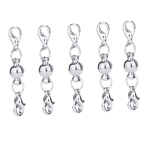NUOBESTY 20 Stück Magnetische Verschlüsse für und Armbänder Runde Kreative Magnetbuckles Silber und Gold für Diy Schmuckdekoration NUOBESTY 20 Stück Magnetische Verschlüsse für und Armbänder Runde Kreative Magnetbuckles Silber und Gold für Diy Schmuckdekoration von NUOBESTY
