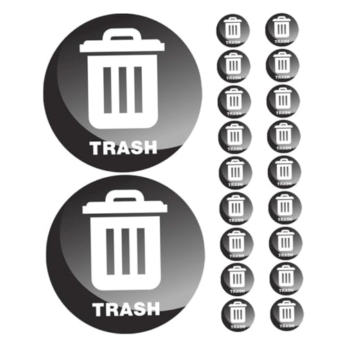 NUOBESTY 20 Stück Mülltonnen Aufkleber Recycle Sticker Rund Selbstklebend Reißfest für Mülltonnen Papierkörbe Wetterfest für Zuhause Büro Schule Hotel und Bereiche NUOBESTY 20 Stück Mülltonnen Aufkleber Recycle Sticker Rund Selbstklebend Reißfest für Mülltonnen Papierkörbe Wetterfest für Zuhause Büro Schule Hotel und Bereiche von NUOBESTY