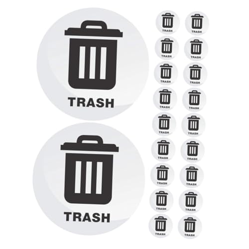NUOBESTY 20 Stück Mülltonnen Aufkleber Wasserdichte Recycling Etiketten Selbstklebende Runde Müllbehälter Aufkleber Leicht zu Entfernen Rückstandsfrei für Zuhause Büro Schule Hotel und NUOBESTY 20 Stück Mülltonnen Aufkleber Wasserdichte Recycling Etiketten Selbstklebende Runde Müllbehälter Aufkleber Leicht zu Entfernen Rückstandsfrei für Zuhause Büro Schule Hotel und von NUOBESTY