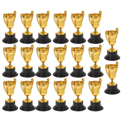 NUOBESTY 20 Stück Pokal Pokal aus Kunststoff für Kinder Wettbewerbe Auszeichnungen Partys Gastgeschenke Rewards Preise Spiele Schule von NUOBESTY