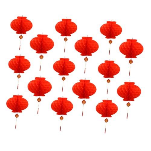 NUOBESTY 20 Stück Rote Papierlaternen für Chinesisches Frühlingsfest Hängende Dekorationen Wasserdichtes Design für Hochzeiten Geburtstagsfeiern und Festlichkeiten NUOBESTY 20 Stück Rote Papierlaternen für Chinesisches Frühlingsfest Hängende Dekorationen Wasserdichtes Design für Hochzeiten Geburtstagsfeiern und Festlichkeiten von NUOBESTY