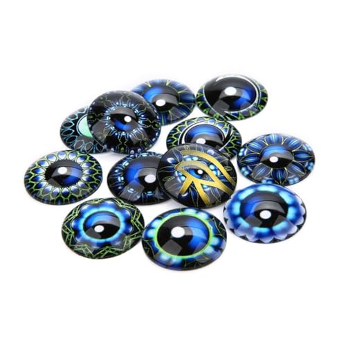 NUOBESTY 20 Stück Runde Glas Cabochon Patches Blau DIY Schmuckaufkleber für Ohrringe Armbänder und Bastelarbeiten Langlebig und Vielseitig für Kreative Dekorationen NUOBESTY 20 Stück Runde Glas Cabochon Patches Blau DIY Schmuckaufkleber für Ohrringe Armbänder und Bastelarbeiten Langlebig und Vielseitig für Kreative Dekorationen von NUOBESTY