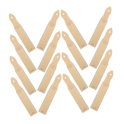 NUOBESTY 20 Stück Sandboard Buntstifte Pastellstifte Schleifstiftspitzer Mini Bleistiftspitzer Metall Bleistiftspitzer Make Up Bleistiftspitzer Hand Bleistiftspitzer Beiges Papier von NUOBESTY