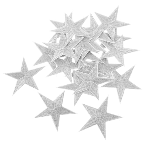 NUOBESTY 20 Stück Silberne Stern Aufnäher zum Aufbügeln Bestickte Stern Applikationen Langlebige Bügel Patches für Jeans Jacken Rucksäcke DIY Kleidung Reparatur und Dekoration NUOBESTY 20 Stück Silberne Stern Aufnäher zum Aufbügeln Bestickte Stern Applikationen Langlebige Bügel Patches für Jeans Jacken Rucksäcke DIY Kleidung Reparatur und Dekoration von NUOBESTY