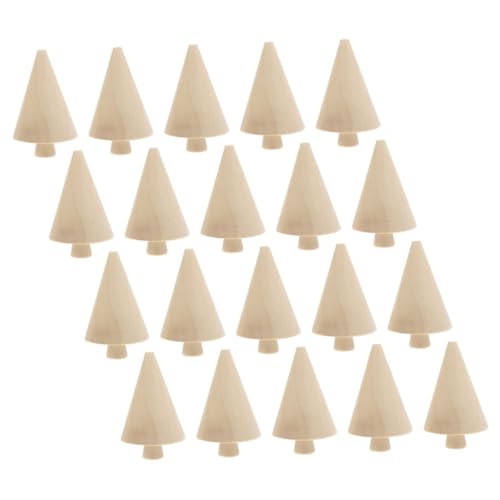 NUOBESTY 20 Stück Teiliges DIY Holz Weihnachtsbaum Unvollendete Holzfiguren Bemalbare Weihnachtsbaum Dekorationen für Kreative Bastelprojekte für Festtags und Wohnkultur NUOBESTY 20 Stück Teiliges DIY Holz Weihnachtsbaum Unvollendete Holzfiguren Bemalbare Weihnachtsbaum Dekorationen für Kreative Bastelprojekte für Festtags und Wohnkultur von NUOBESTY