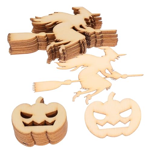 NUOBESTY 20 Stück Teiliges Halloween Holz Deko Kürbis Hexen Holzscheiben Naturbelassen zum Bemalen und Basteln Leichte Diy Holzscheiben für Party Haus und Dekoration NUOBESTY 20 Stück Teiliges Halloween Holz Deko Kürbis Hexen Holzscheiben Naturbelassen zum Bemalen und Basteln Leichte Diy Holzscheiben für Party Haus und Dekoration von NUOBESTY
