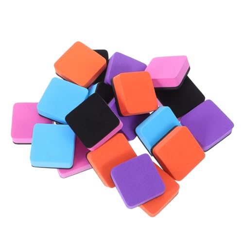 NUOBESTY 20 Stück Teiliges Magnetische Whiteboard-eraser Quadratisch EVA Filz Trocken Abwischbar Wiederverwendbar für Tafel Reinigung Klassenzimmer Büro Lehrer Zubehör in Pastellfarben NUOBESTY 20 Stück Teiliges Magnetische Whiteboard-eraser Quadratisch EVA Filz Trocken Abwischbar Wiederverwendbar für Tafel Reinigung Klassenzimmer Büro Lehrer Zubehör in Pastellfarben von NUOBESTY