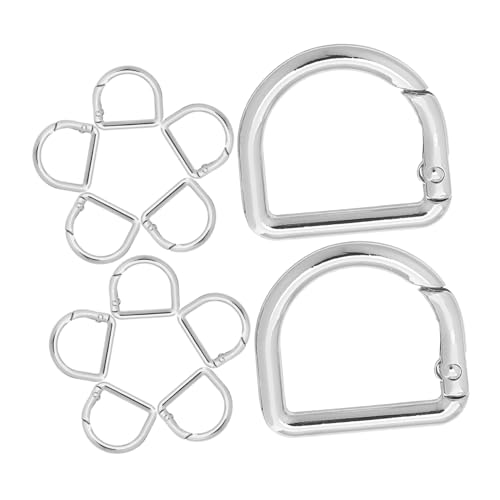 NUOBESTY 20 Stück Teiliges Metall D-ring Schlüsselanhänger Clips mit Federverschluss Leichte Zinklegierung Robuste Schlüsselhaken für Taschen Geldbörsen Rucksäcke und Haustierzubehör NUOBESTY 20 Stück Teiliges Metall D-ring Schlüsselanhänger Clips mit Federverschluss Leichte Zinklegierung Robuste Schlüsselhaken für Taschen Geldbörsen Rucksäcke und Haustierzubehör von NUOBESTY
