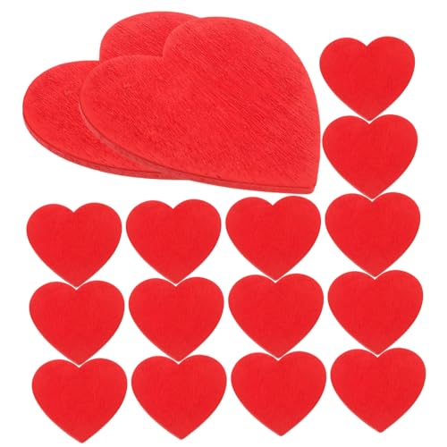 NUOBESTY 20 Stück Teiliges Rote Holzscheiben in Herzform Glatte Oberfläche Leichte Holzstücke für DIY Bastelprojekte Hochzeit Dekoration Kreative Handwerksmaterialien NUOBESTY 20 Stück Teiliges Rote Holzscheiben in Herzform Glatte Oberfläche Leichte Holzstücke für DIY Bastelprojekte Hochzeit Dekoration Kreative Handwerksmaterialien von NUOBESTY