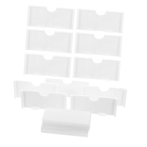 NUOBESTY 20 Stück Weiße Etiketten mit Einzelloch für Drahtregalsysteme für Supermärkte Einzelhandel und Lagerorganisation NUOBESTY 20 Stück Weiße Etiketten mit Einzelloch für Drahtregalsysteme für Supermärkte Einzelhandel und Lagerorganisation von NUOBESTY