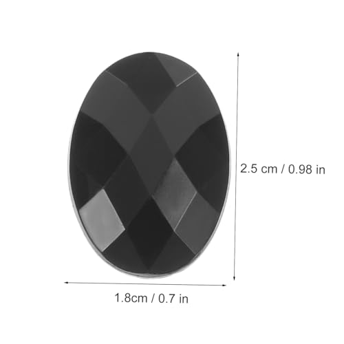 NUOBESTY 20 Stück Zubehör Bohren Strasssteine mit Flacher Rückseite Zum Basteln Flat Zurückversetzt Strass-schuhdekore Acryl-strassdekore Kleine Strasssteine Strass Flatback Schwarz Acryl NUOBESTY 20 Stück Zubehör Bohren Strasssteine mit Flacher Rückseite Zum Basteln Flat Zurückversetzt Strass-schuhdekore Acryl-strassdekore Kleine Strasssteine Strass Flatback Schwarz Acryl von NUOBESTY