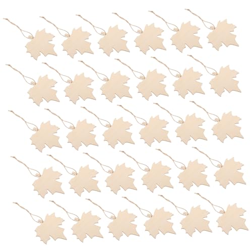 NUOBESTY 200 Stück Ahornblatt Holzanhänger Unbehandelte Holzdekoration Ahornblatt Form Leicht Hängend Vielseitig Für DIY Bastelprojekte Herbst Thanksgiving Party Wanddeko NUOBESTY 200 Stück Ahornblatt Holzanhänger Unbehandelte Holzdekoration Ahornblatt Form Leicht Hängend Vielseitig Für DIY Bastelprojekte Herbst Thanksgiving Party Wanddeko von NUOBESTY