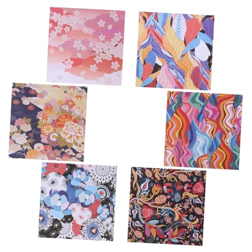 NUOBESTY 200 Stück Bastelpapier für Doppelseitiges Faltpapier mit Bunten Designs Diy Origami Material für Kreative Projekte für Bastelideen und Dekorationen für Gemeinsames Basteln mit NUOBESTY 200 Stück Bastelpapier für Doppelseitiges Faltpapier mit Bunten Designs Diy Origami Material für Kreative Projekte für Bastelideen und Dekorationen für Gemeinsames Basteln mit von NUOBESTY