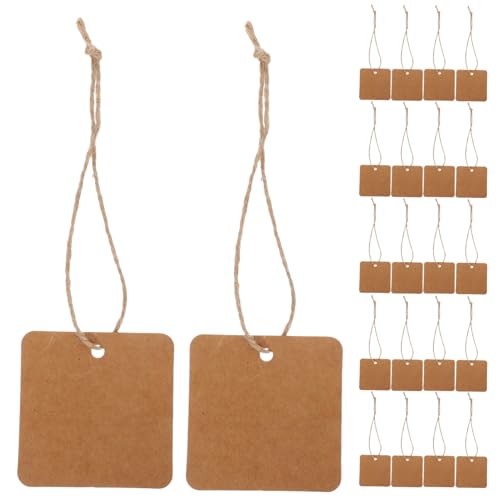 NUOBESTY 200 Stück Blanko Preisetiketten für Kleidung Schmuck und Beschreibbar für Diy Projekte und Einzelhandel von NUOBESTY