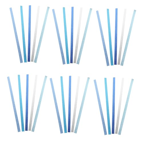 NUOBESTY 200 Stück Glitzer Origami Papier DIY Handwerksmaterial für Origami Sterne Buntes Faltpapier für Geeignet für Bastelprojekte und Kreative Aktivitäten von NUOBESTY