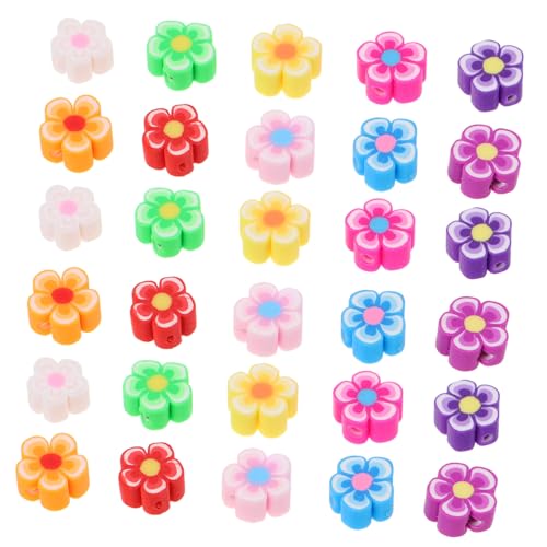 NUOBESTY 200 Stück Handgefertigte Polymer Clay Perlen Bunte Pflaumenblüten Mini Spacer Charms Leicht und Langlebig für DIY Schmuckherstellung Ohrringe Armbänder Halsketten Zubehör NUOBESTY 200 Stück Handgefertigte Polymer Clay Perlen Bunte Pflaumenblüten Mini Spacer Charms Leicht und Langlebig für DIY Schmuckherstellung Ohrringe Armbänder Halsketten Zubehör von NUOBESTY