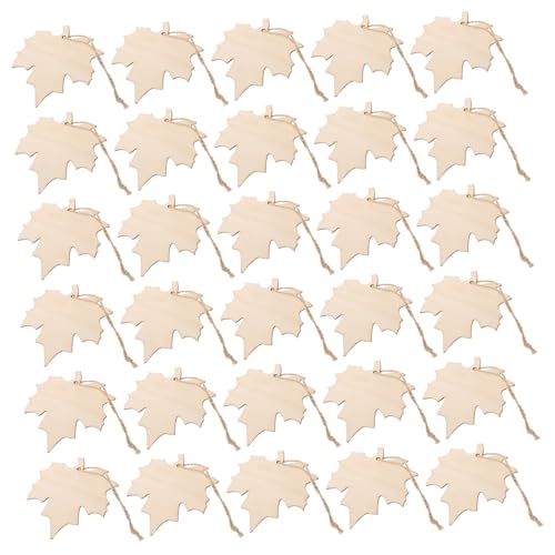 NUOBESTY 200 Stück Holz Ahornblatt Anhänger Unfertige Holzscheiben mit Natürlicher Struktur Präzise Herbstblatt-dekorationen für DIY Bastelprojekte Hängende Ornamente für Erntedankfest und NUOBESTY 200 Stück Holz Ahornblatt Anhänger Unfertige Holzscheiben mit Natürlicher Struktur Präzise Herbstblatt-dekorationen für DIY Bastelprojekte Hängende Ornamente für Erntedankfest und von NUOBESTY