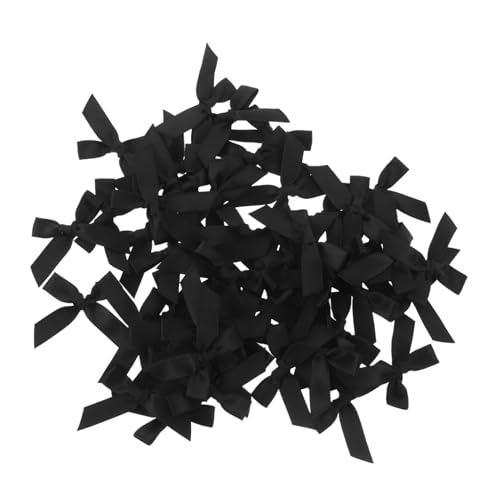 NUOBESTY 200 Stück Schwarze Dekorationsbögen für Diy Handwerk Hochzeits und Geburtstagsfeiern Kuchen Topper Scrapbooking und Nähprojekte von NUOBESTY