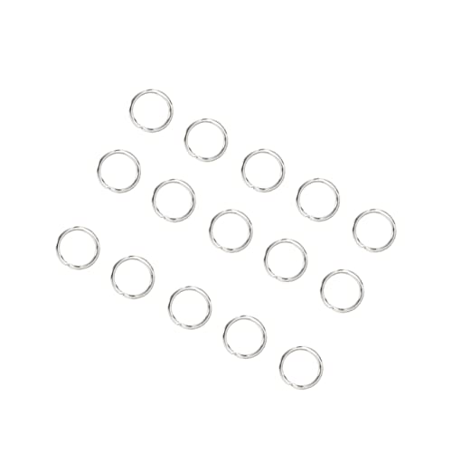 NUOBESTY 200 Stück Teiliges Schlüsselringe Offene Ringe für Schmuck DIY Leichte Langlebige Metall Ringe für Schlüsselanhänger Basteln von Armbändern und Ketten von NUOBESTY