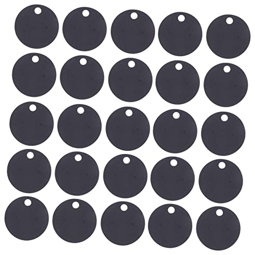 NUOBESTY 200Stücke Runde Ohrring Displaykarten Kraftpapier Blanko Ohrstecker Etiketten für Schmuckpräsentation und Langlebig für Ohrstecker und Ohrringe von NUOBESTY