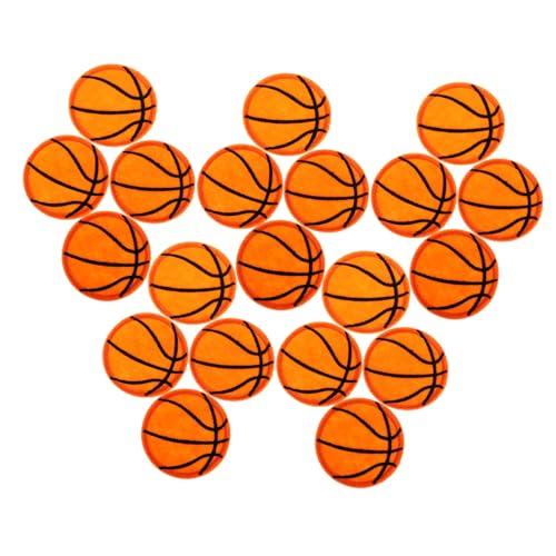 NUOBESTY 20Stücke Basketball Dekorative Nähflecken Selbstklebende Stickerei Applikationen für Kleidung Taschen Hüte und Mehr Langlebig und Hautfreundlich von NUOBESTY