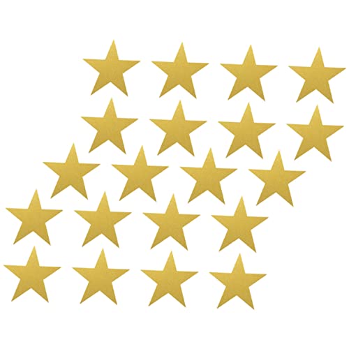 NUOBESTY 20Stücke Glitzernde Papierausschnitte DIY Dekoration für Klassenzimmer und Kindergärten Bastelmaterial für Fröhliche von NUOBESTY