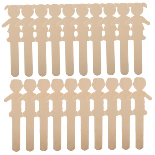 NUOBESTY 20Stücke Holzfiguren Jungen und Mädchen DIY Bastelbedarf für Kreative Kunstprojekte Unlackierte Holzpuppen zum Malen Dekorieren für Kinderzimmer und Lehrhilfen NUOBESTY 20Stücke Holzfiguren Jungen und Mädchen DIY Bastelbedarf für Kreative Kunstprojekte Unlackierte Holzpuppen zum Malen Dekorieren für Kinderzimmer und Lehrhilfen von NUOBESTY