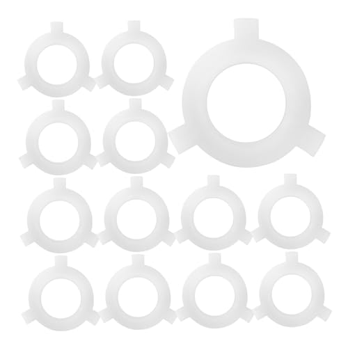 NUOBESTY 20Stücke Lampenschirm Adapter Teilig Reduzierringe Für Lampenschirme Langlebiger Einfaches Design Für Haushaltssteckdosen Und DIY Lampenlösungen von NUOBESTY