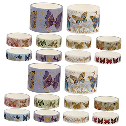 NUOBESTY 20rollen Washi-klebebänder Goldprägungs-blumenmuster Diy-klebebänder Für Kunsthandwerk Scrapbooking-dekorationsbänder Dekorative Aufkleber Scrapbook-klebeband Diy-bastelband NUOBESTY 20rollen Washi-klebebänder Goldprägungs-blumenmuster Diy-klebebänder Für Kunsthandwerk Scrapbooking-dekorationsbänder Dekorative Aufkleber Scrapbook-klebeband Diy-bastelband von NUOBESTY