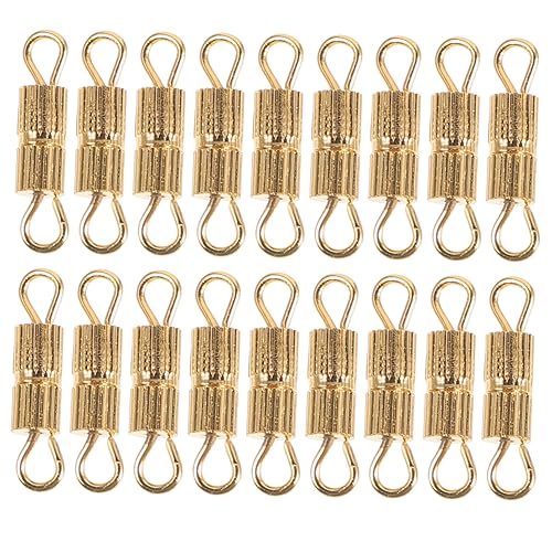 NUOBESTY 20st Goldener Halskettenverschluss Halskette Mit Schraubverschluss Laufschraubverschluss Schraubschmuckverschlüsse Schmuck-verlängerungsverschluss Schnalle Metall Armband NUOBESTY 20st Goldener Halskettenverschluss Halskette Mit Schraubverschluss Laufschraubverschluss Schraubschmuckverschlüsse Schmuck-verlängerungsverschluss Schnalle Metall Armband von NUOBESTY