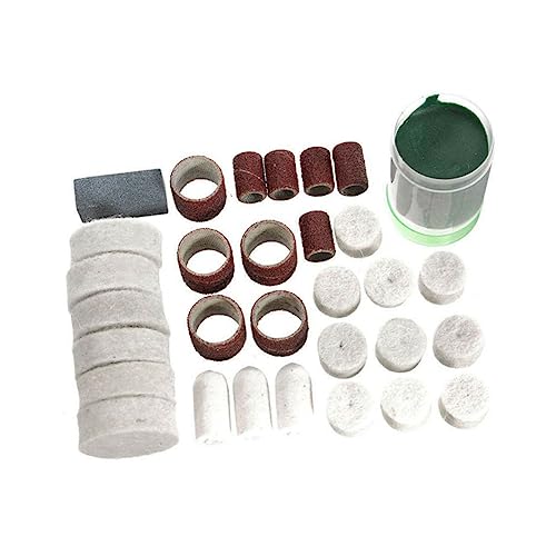 NUOBESTY 222-teiliges Set Elektro Schleif Zubehör Schleifen Bohrbürste Wolle Bausatz Unterlage Polierkopf Schleifnadel Schleifkopf Wollpolierkissen Trennscheiben NUOBESTY 222-teiliges Set Elektro Schleif Zubehör Schleifen Bohrbürste Wolle Bausatz Unterlage Polierkopf Schleifnadel Schleifkopf Wollpolierkissen Trennscheiben von NUOBESTY