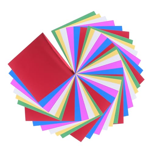 NUOBESTY 224 Blatt Multicolored Aluminium-folienpapier mit Spiegel-metalliceffekt Reißfestes Bastelpapier für Diy-karten Origami Einladungen Dekorationen NUOBESTY 224 Blatt Multicolored Aluminium-folienpapier mit Spiegel-metalliceffekt Reißfestes Bastelpapier für Diy-karten Origami Einladungen Dekorationen von NUOBESTY