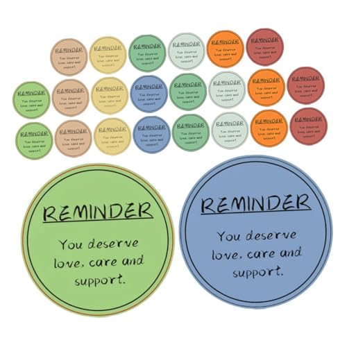 NUOBESTY 24 Blatt Positive Affirmation Dekorative Aufkleber Inspirierende Wortetiketten Für Vision Board Journal Telefon Laptop Büro von NUOBESTY